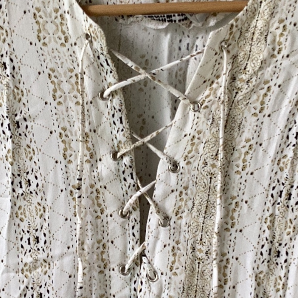 FAITHFULL THE BRAND Roman Mini Dress In Oasis Print Size Small - Picture 6 of 12